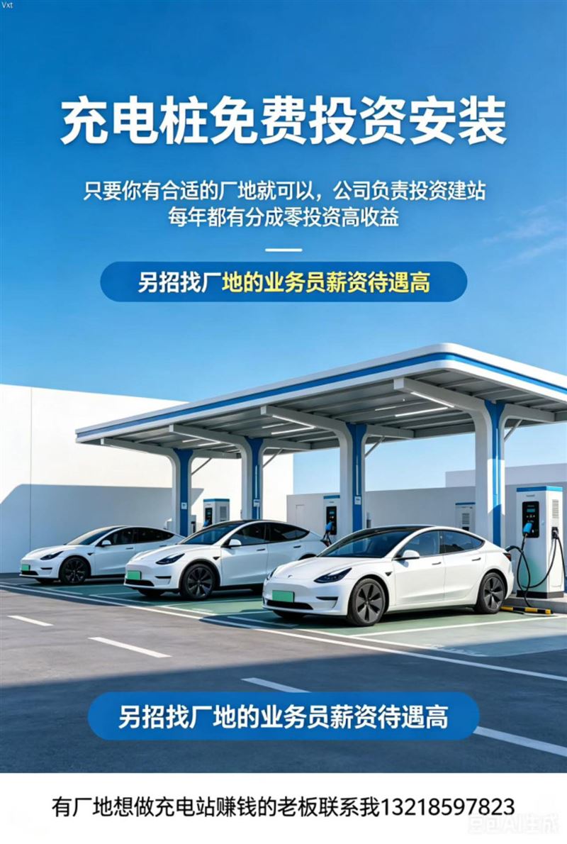 充电桩免费投资建站